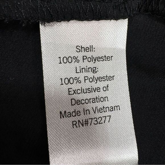 Apt. 9 High Low Halter Tie Neck Midi Maxi Dress Black Small Sleeveless - Picture 9 of 11